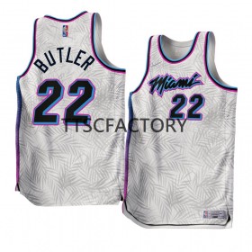 Herren NBA Miami Heat Trikot Jimmy Butler 22 Nike 2022-23 Earned Edition Weiß Swingman